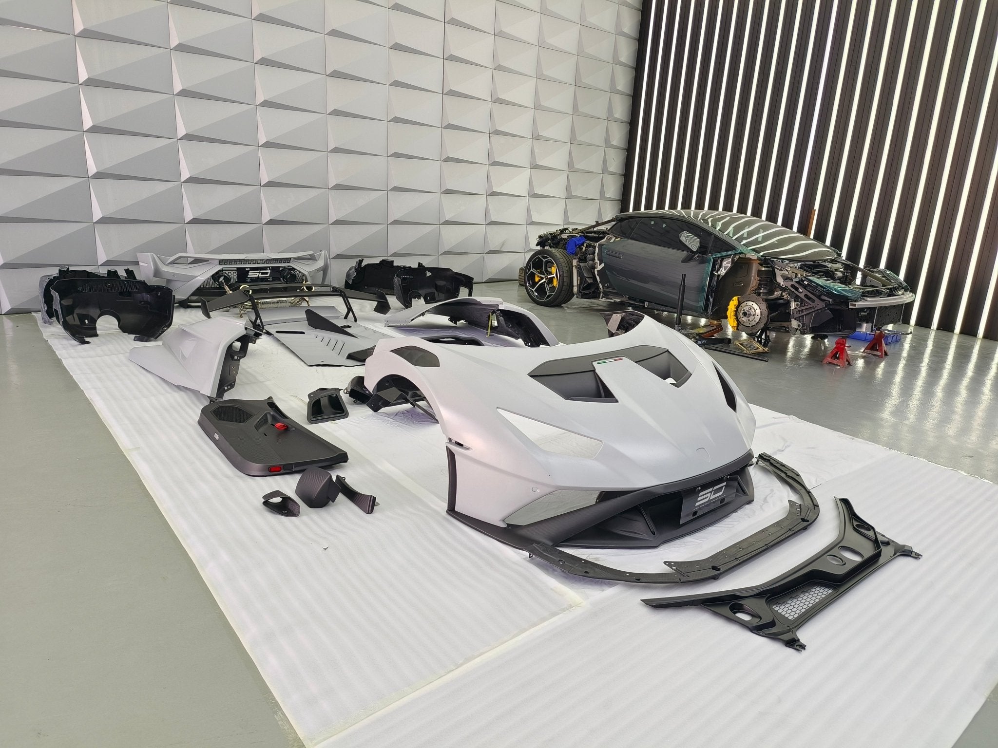 SD Dynamics Lamborghini Huracan to STO Conversion Dry-Carbon Full Body Kit Aftermarket Carbon Fiber Part / Bodykit - Robot Bodykits