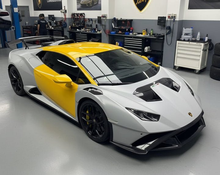 SD Dynamics Lamborghini Huracan to STO Conversion Dry - Carbon Full Body Kit Aftermarket Carbon Fiber Part / Bodykit - Robot Bodykits