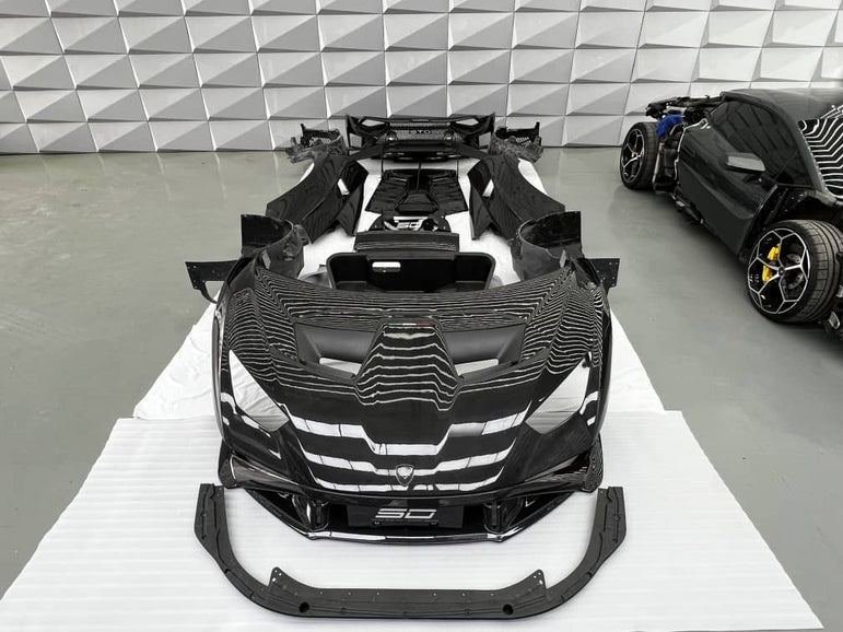 SD Dynamics Lamborghini Huracan to STO Conversion Dry - Carbon Full Body Kit Aftermarket Carbon Fiber Part / Bodykit - Robot Bodykits