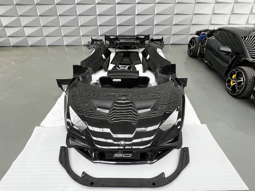 SD Dynamics Lamborghini Huracan to STO Conversion Dry - Carbon Full Body Kit Aftermarket Carbon Fiber Part / Bodykit - Robot Bodykits
