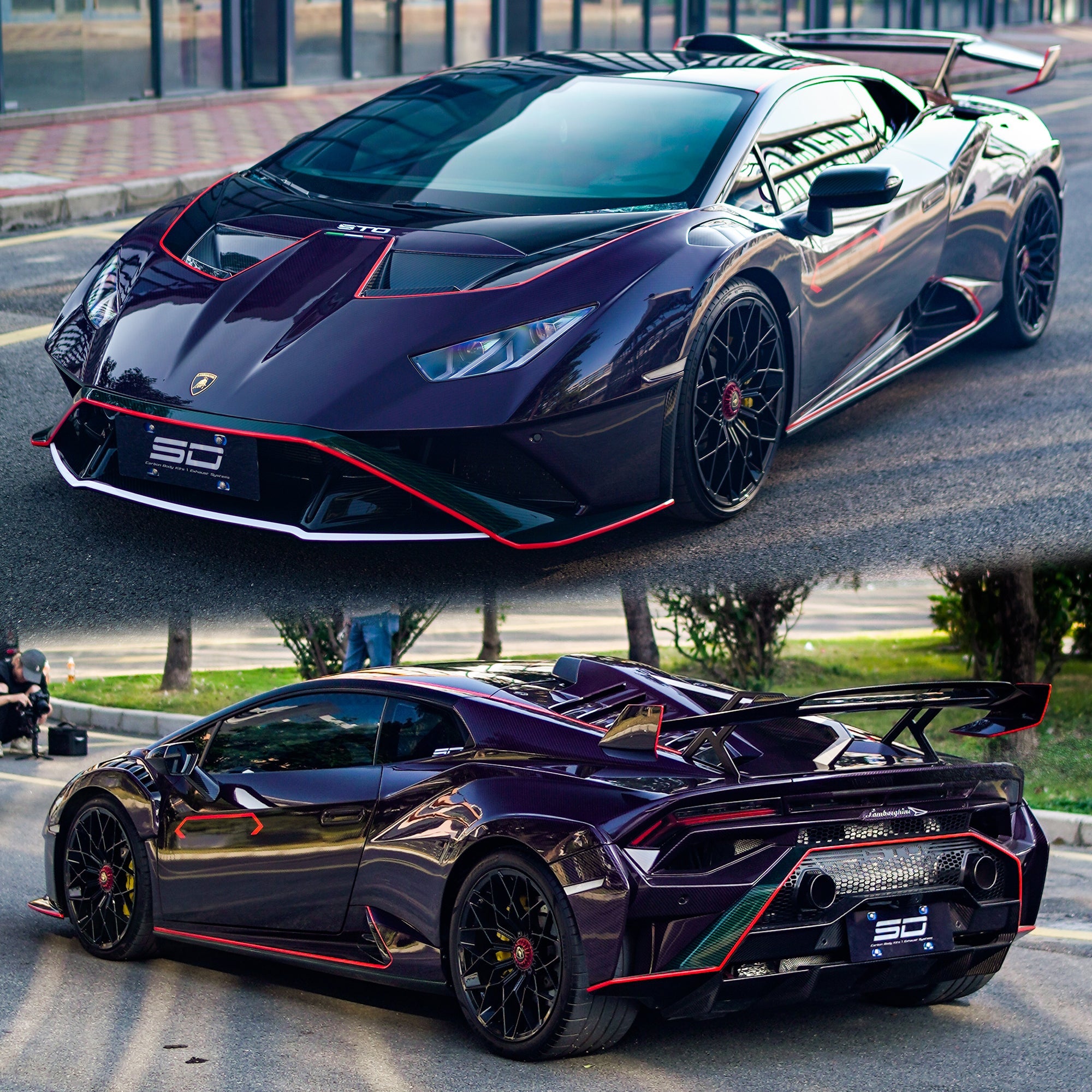 SD Dynamics Lamborghini Huracan to STO Conversion Dry-Carbon Full Body Kit Aftermarket Carbon Fiber Part / Bodykit - Robot Bodykits