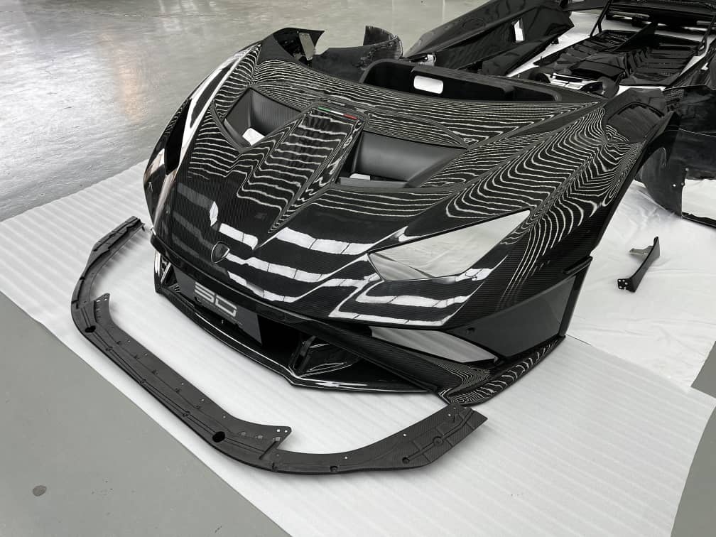 SD Dynamics Lamborghini Huracan to STO Conversion Dry - Carbon Full Body Kit Aftermarket Carbon Fiber Part / Bodykit - Robot Bodykits