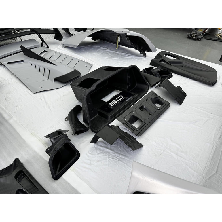 SD Dynamics Lamborghini Huracan to STO Conversion Dry - Carbon Full Body Kit Aftermarket Carbon Fiber Part / Bodykit - Robot Bodykits