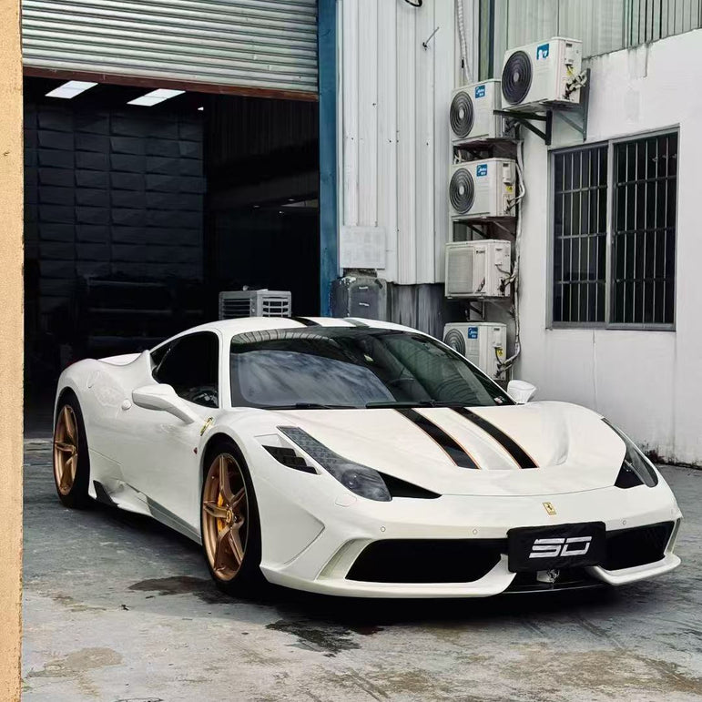 SD Ferrari 458 Italia / Spider Speciale Style Conversion Dry - Carbon Body Kit – Real Prepreg Dry Carbon Aftermarket Carbon Fiber Part / Bodykit - Robot Bodykits