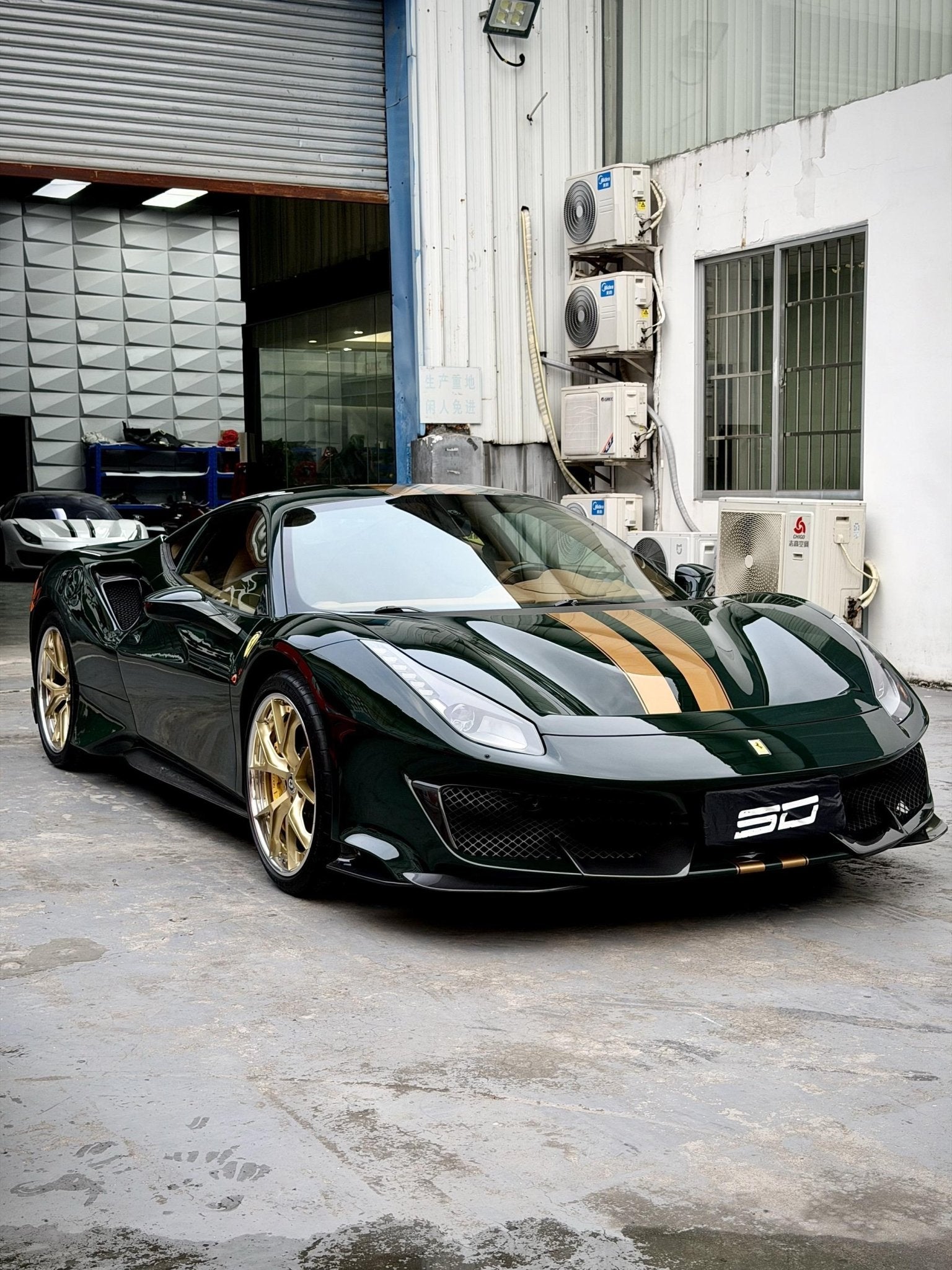 SD Full Ferrari 488GTB Upgrade to Pista Conversion Body Kit Aftermarket Carbon Fiber Part / Bodykit - Robot Bodykits