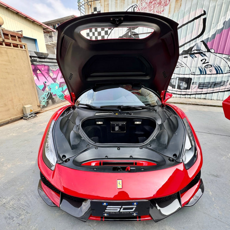 SD Full Ferrari 488GTB Upgrade to Pista Conversion Body Kit Aftermarket Carbon Fiber Part / Bodykit - Robot Bodykits