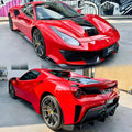 SD Full Ferrari 488GTB Upgrade to Pista Conversion Body Kit Aftermarket Carbon Fiber Part / Bodykit - Robot Bodykits