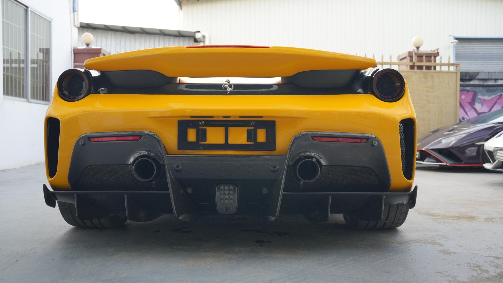 SD Full Ferrari 488GTB Upgrade to Pista Conversion Body Kit Aftermarket Carbon Fiber Part / Bodykit - Robot Bodykits
