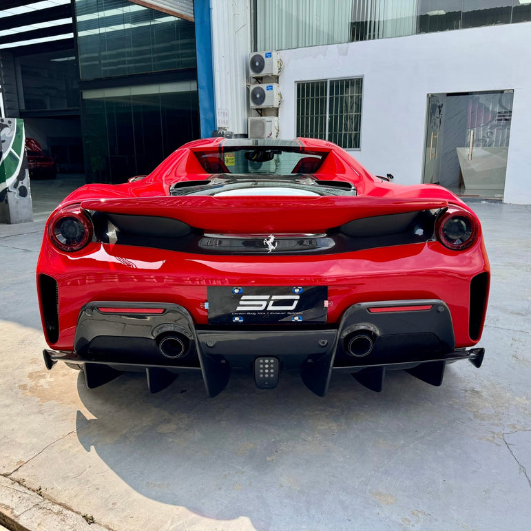 SD Full Ferrari 488GTB Upgrade to Pista Conversion Body Kit Aftermarket Carbon Fiber Part / Bodykit - Robot Bodykits