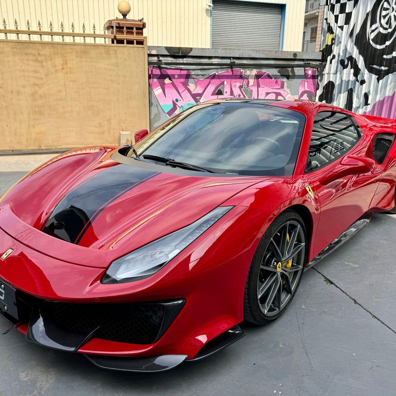 SD Full Ferrari 488GTB Upgrade to Pista Conversion Body Kit Aftermarket Carbon Fiber Part / Bodykit - Robot Bodykits
