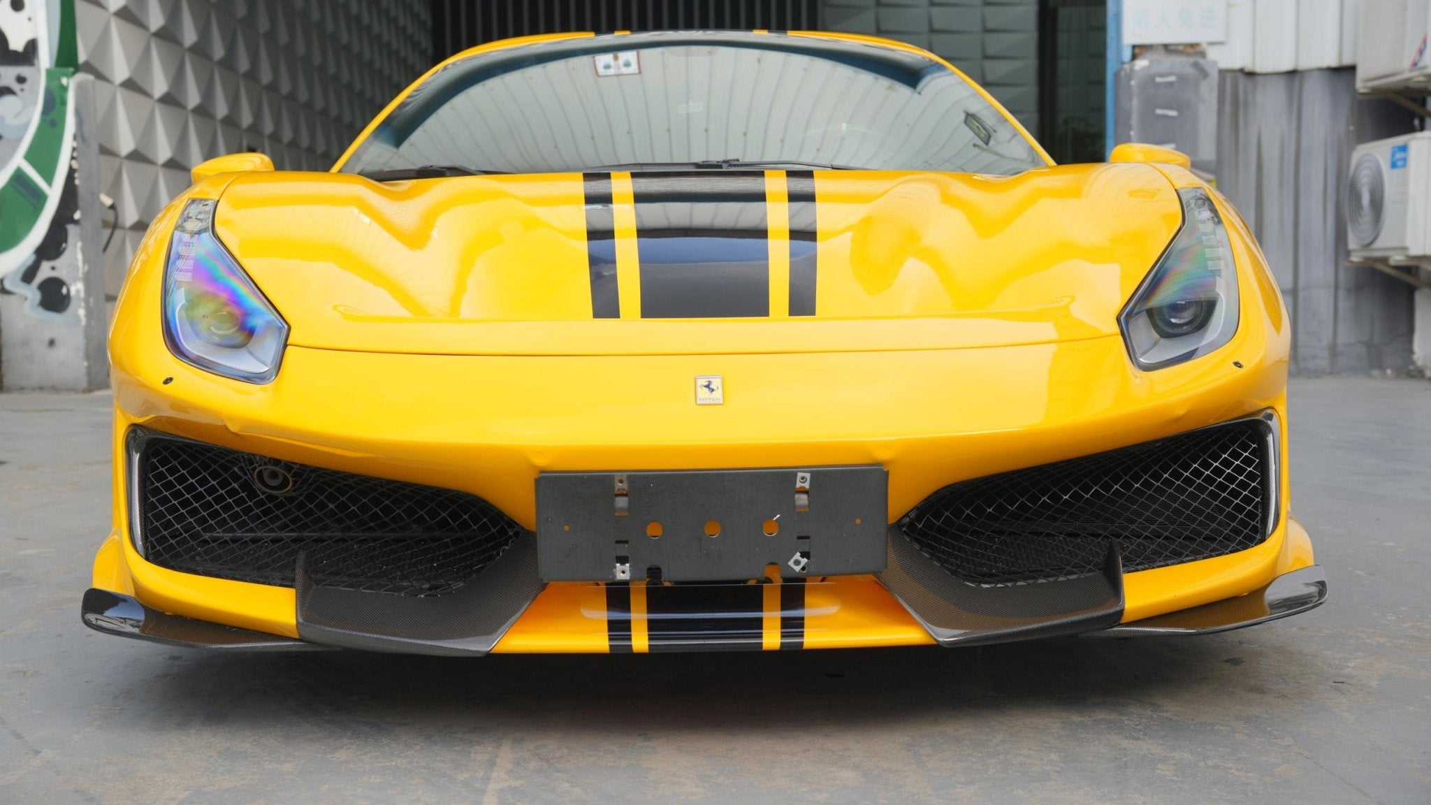 SD Full Ferrari 488GTB Upgrade to Pista Conversion Body Kit Aftermarket Carbon Fiber Part / Bodykit - Robot Bodykits