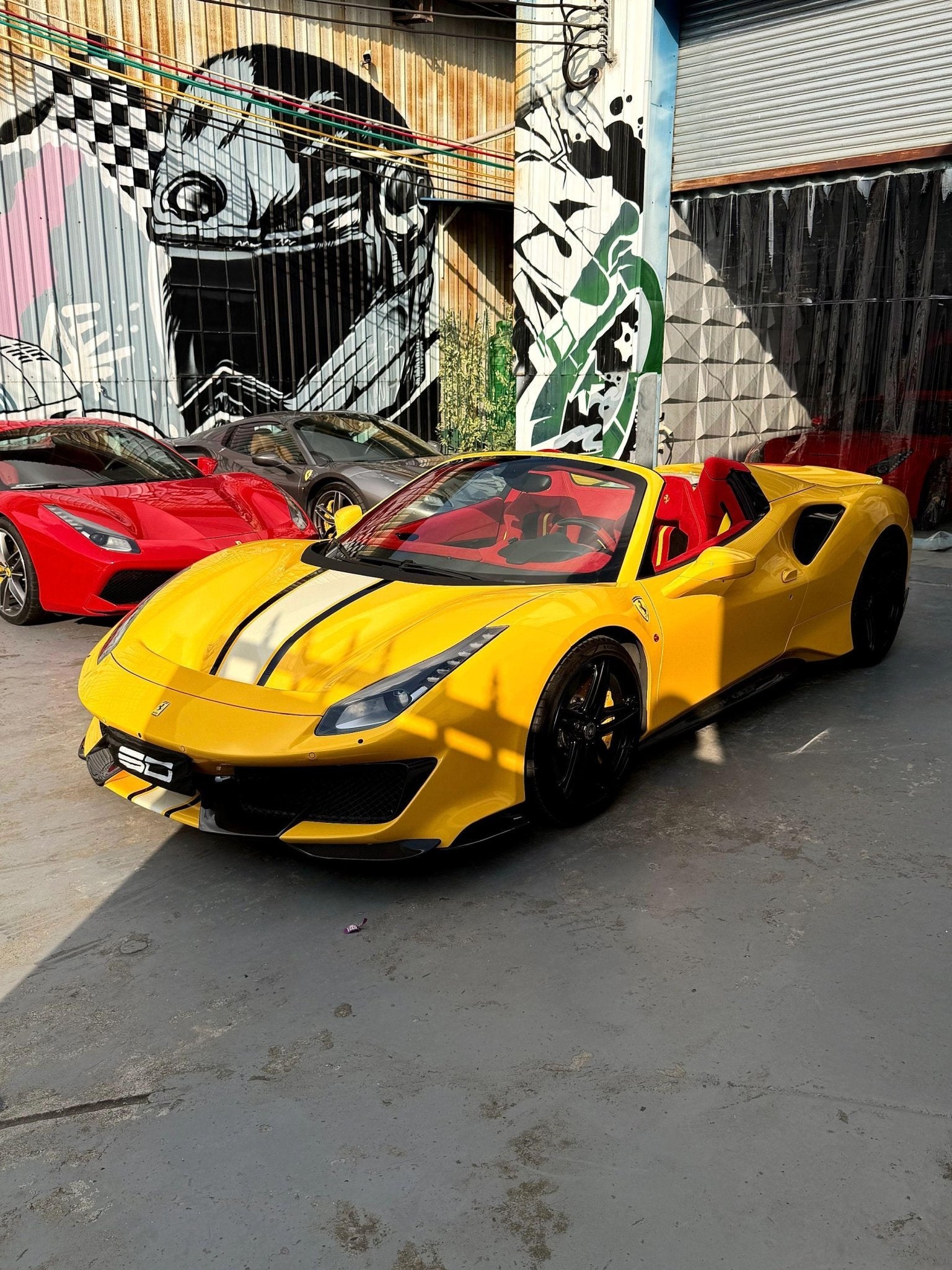 SD Full Ferrari 488GTB Upgrade to Pista Conversion Body Kit Aftermarket Carbon Fiber Part / Bodykit - Robot Bodykits