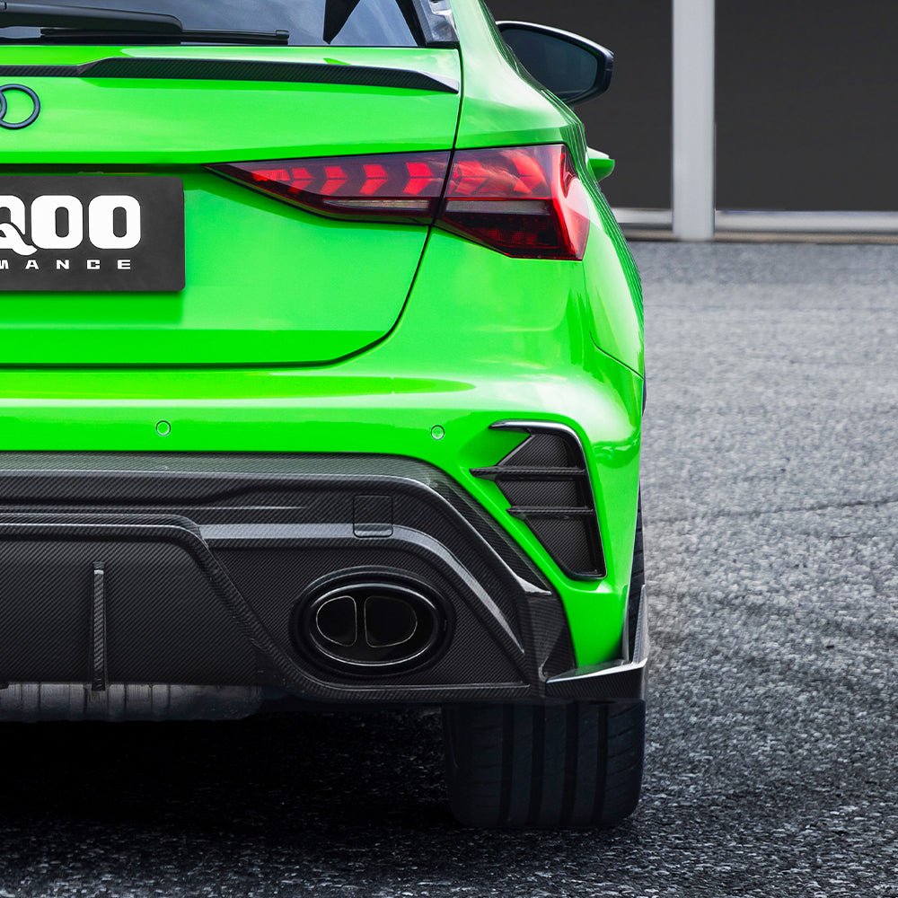 SOOQOO Audi RS3 8Y Full Dry - Carbon (Prepreg) Body Kit HATCHBACK Aftermarket Carbon Fiber Part / Bodykit - Robot Bodykits