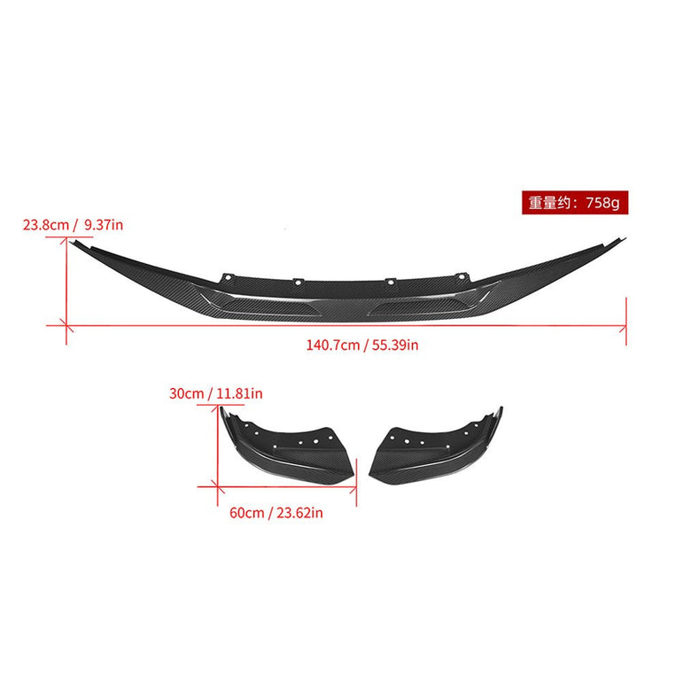 SOOQOO BMW G22 Body Kit SQ Style Dry Carbon Fiber Body Kit Aftermarket Carbon Fiber Part / Bodykit - Robot Bodykits