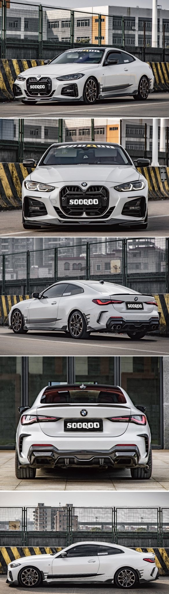 SOOQOO BMW G22 Body Kit SQ Style Dry Carbon Fiber Body Kit Aftermarket Carbon Fiber Part / Bodykit - Robot Bodykits