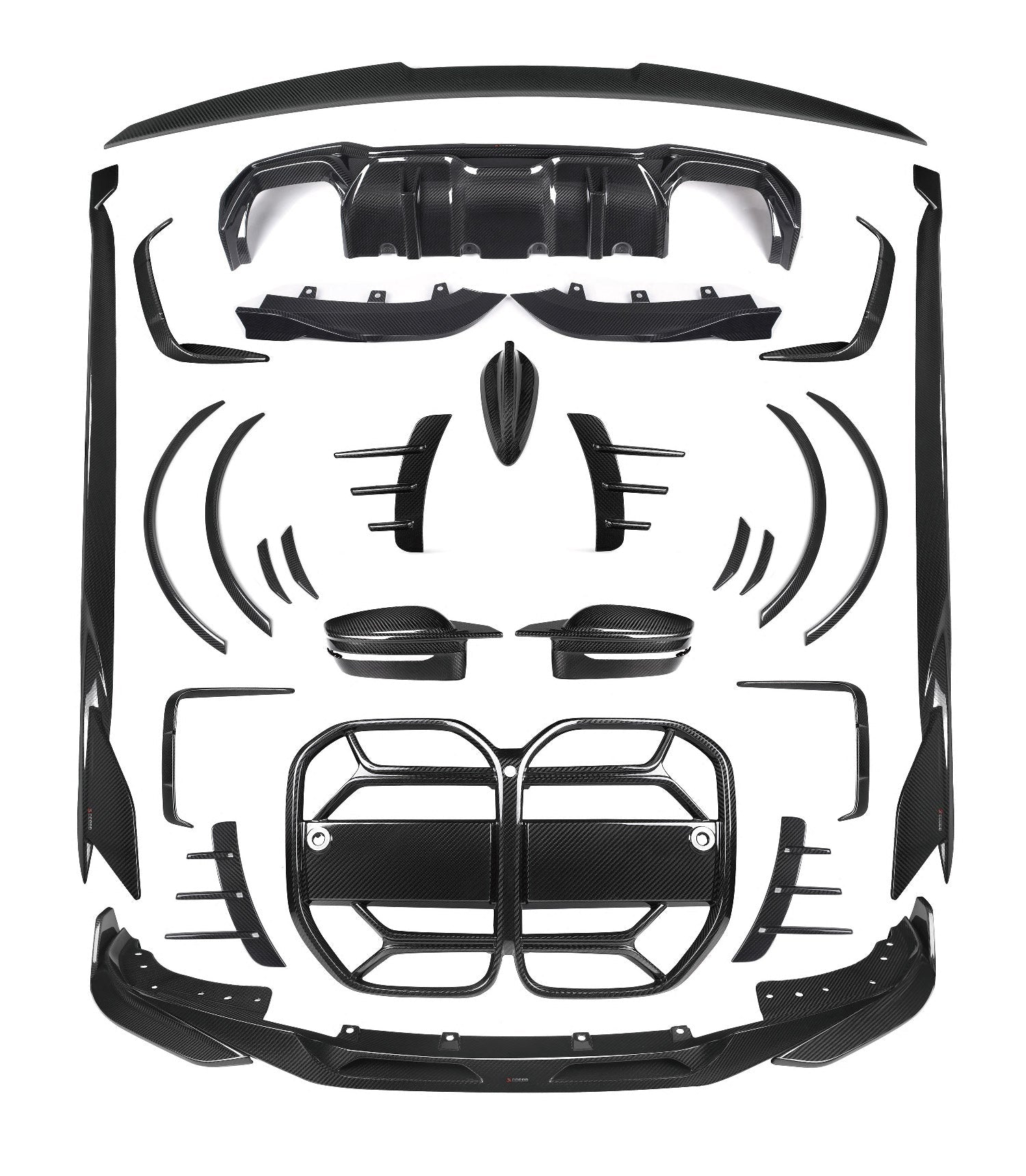 SOOQOO BMW G22 Body Kit SQ Style Dry Carbon Fiber Body Kit Aftermarket Carbon Fiber Part / Bodykit - Robot Bodykits