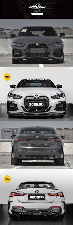 SOOQOO BMW G22 Body Kit SQ Style Dry Carbon Fiber Body Kit Aftermarket Carbon Fiber Part / Bodykit - Robot Bodykits