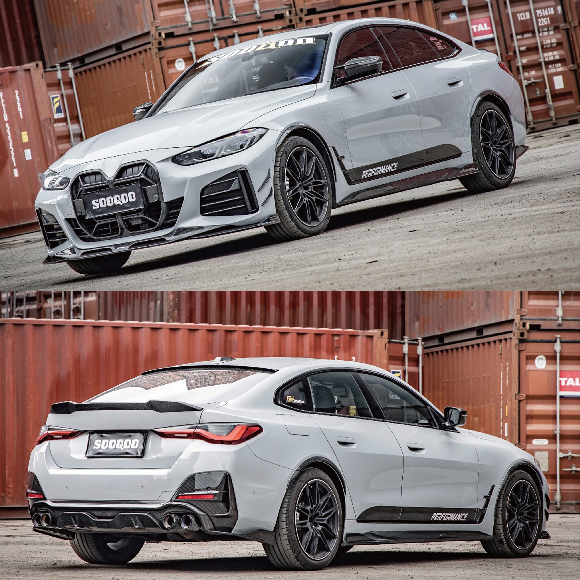 SOOQOO BMW G26 Body Kit SQ Style Dry Carbon Fiber Body Kit Aftermarket Carbon Fiber Part / Bodykit - Robot Bodykits