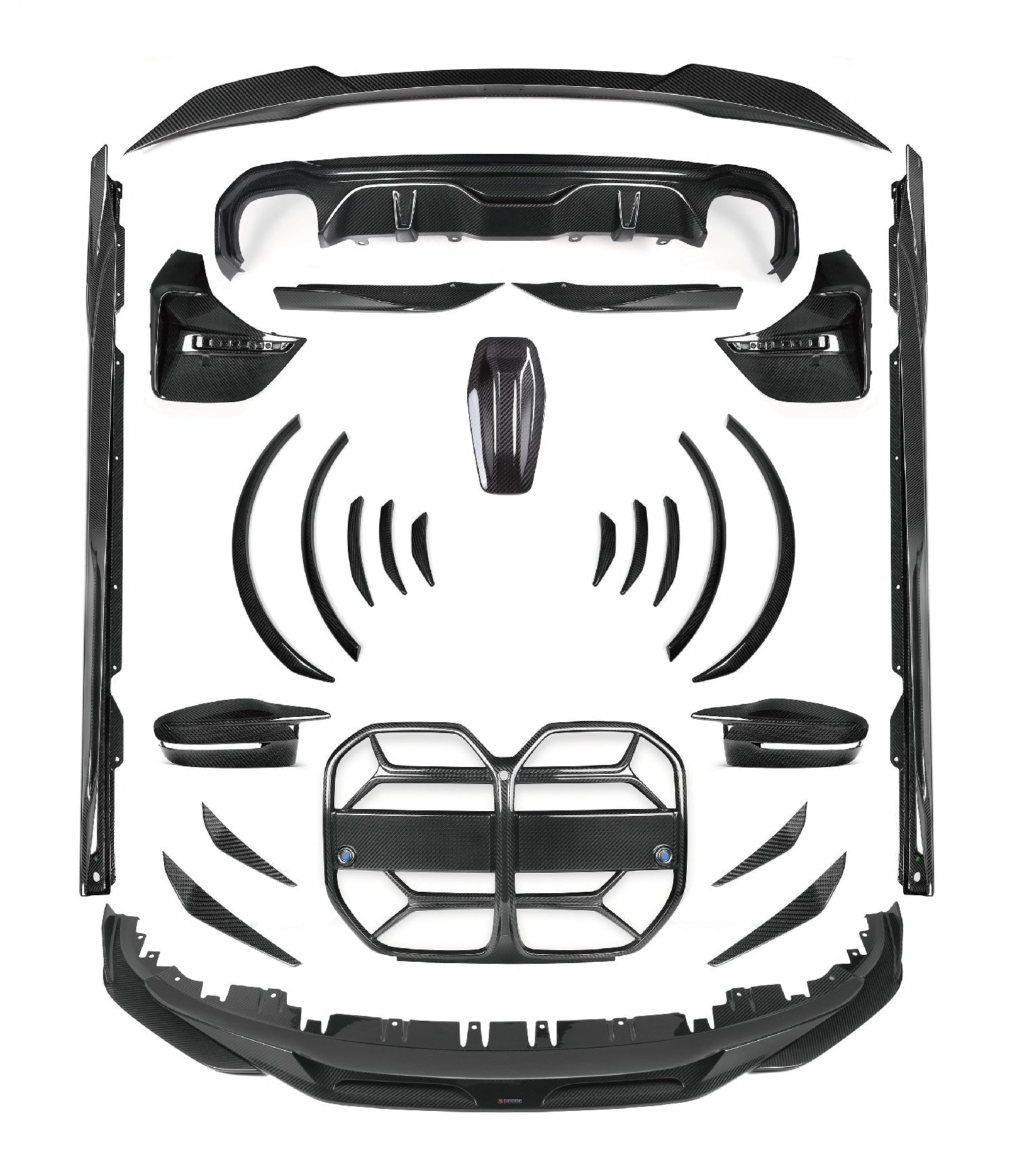 SOOQOO BMW G26 Body Kit SQ Style Dry Carbon Fiber Body Kit Aftermarket Carbon Fiber Part / Bodykit - Robot Bodykits