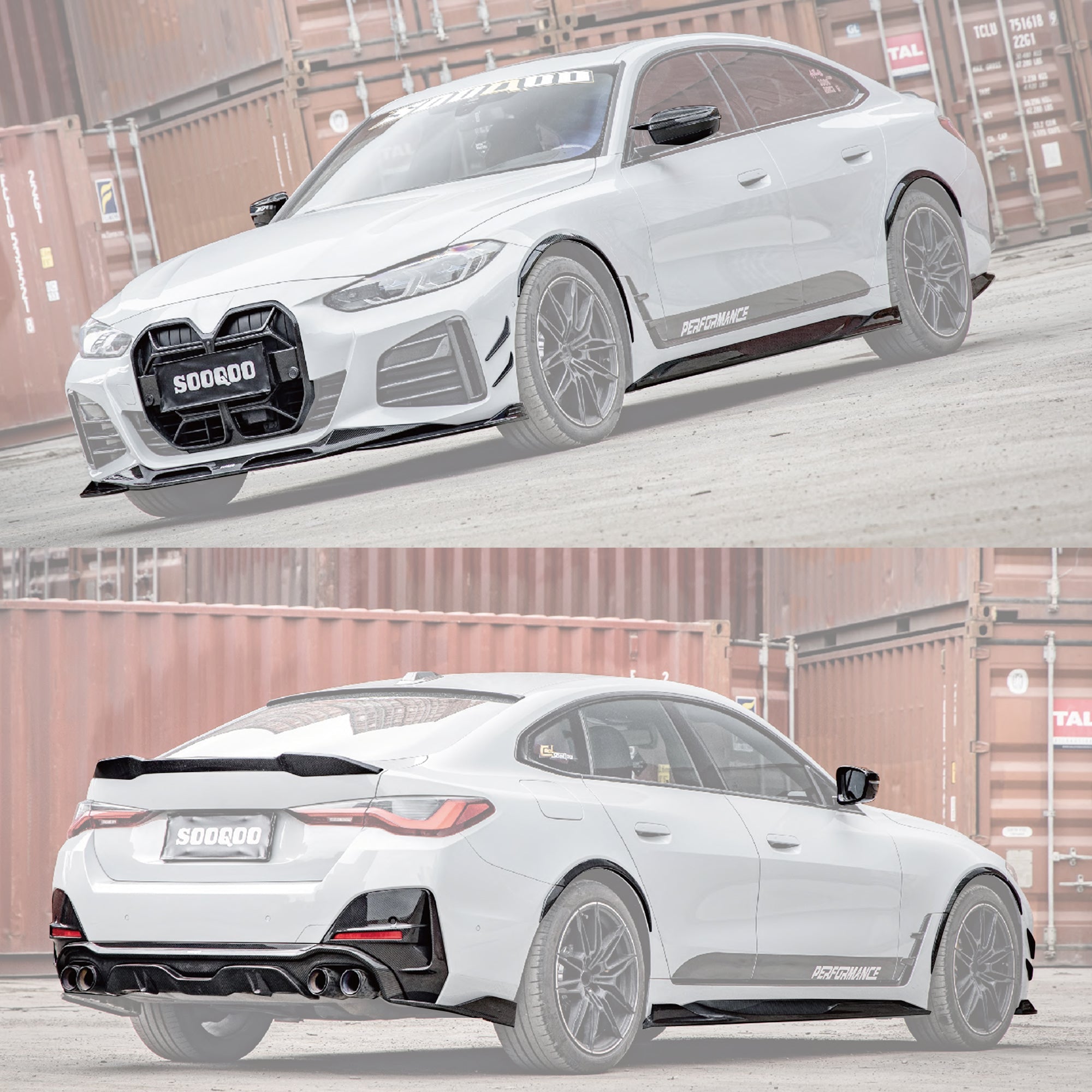 SOOQOO BMW G26 Body Kit SQ Style Dry Carbon Fiber Body Kit Aftermarket Carbon Fiber Part / Bodykit - Robot Bodykits