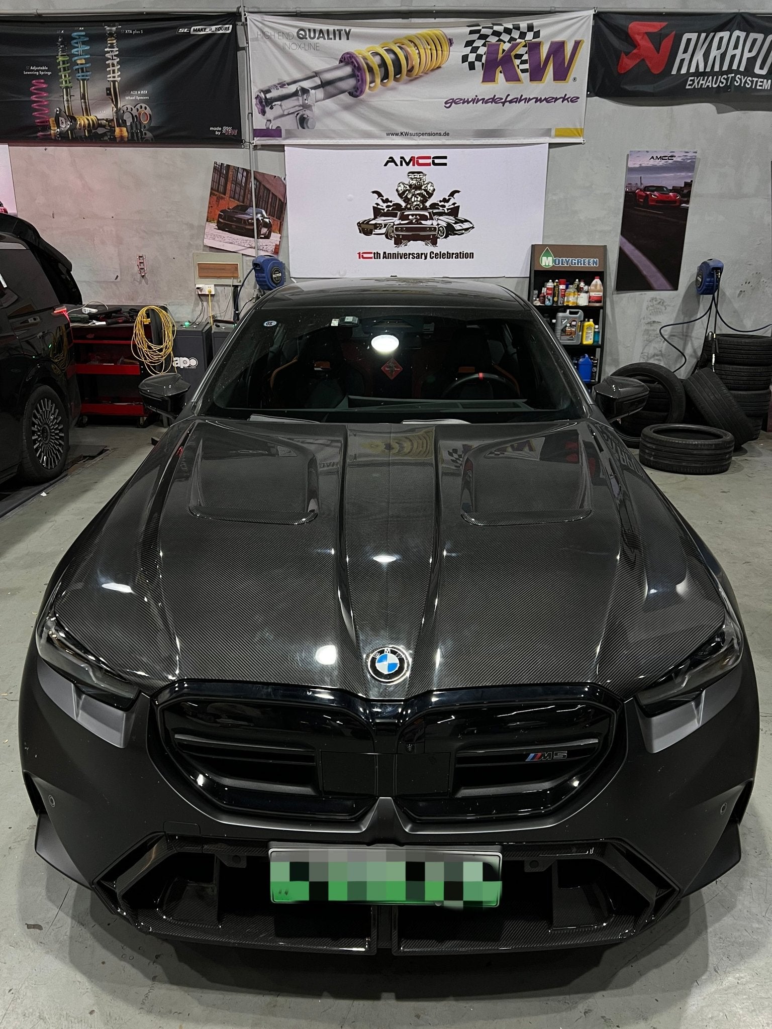 SQ BMW M5 G90 Carbon Fiber Hood Aftermarket Carbon Fiber Part / Bodykit - Robot Bodykits