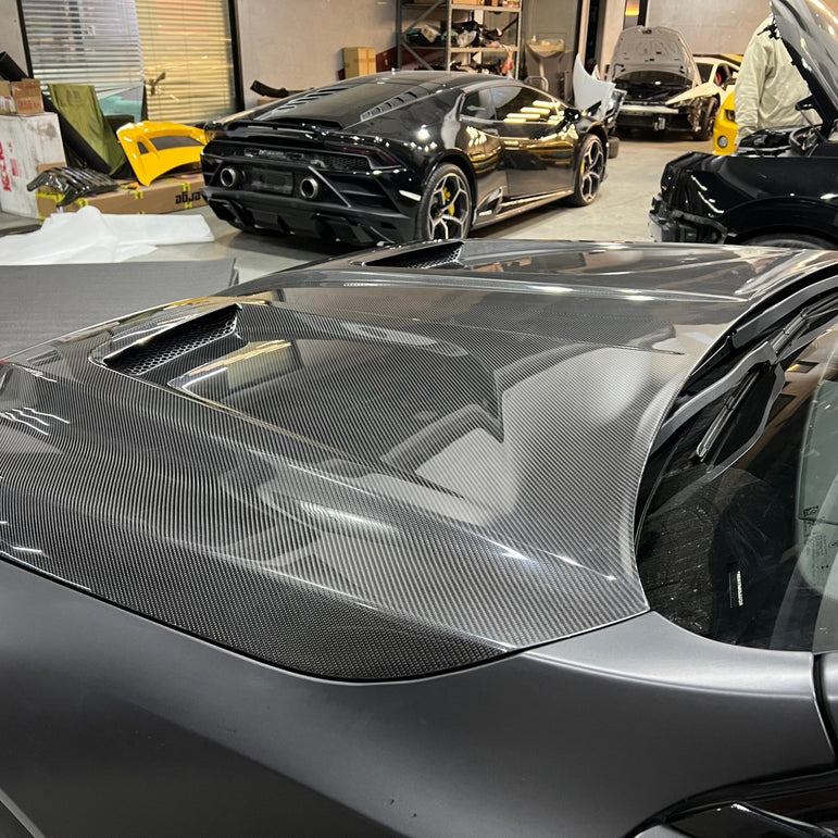 SQ BMW M5 G90 Carbon Fiber Hood Aftermarket Carbon Fiber Part / Bodykit - Robot Bodykits