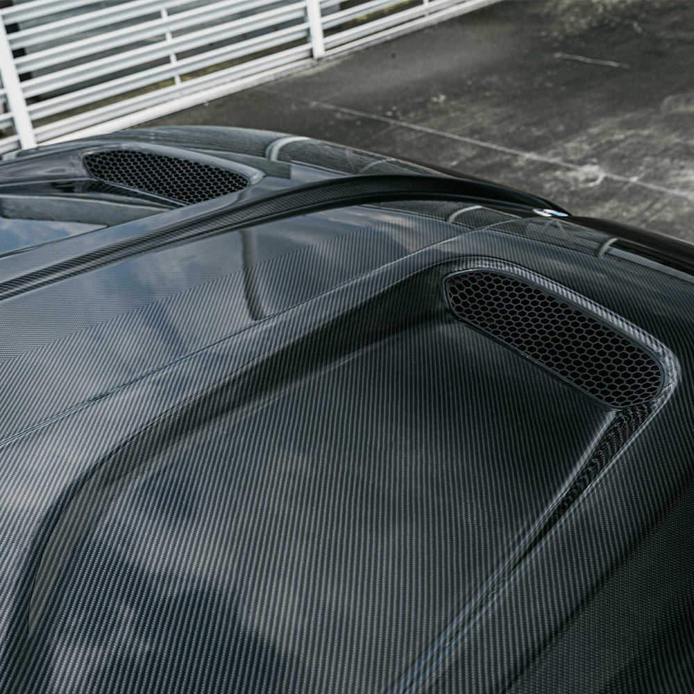 SQ BMW M5 G90 Carbon Fiber Hood Aftermarket Carbon Fiber Part / Bodykit - Robot Bodykits