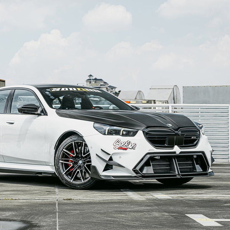 SQ BMW M5 G90 Carbon Fiber Hood Aftermarket Carbon Fiber Part / Bodykit - Robot Bodykits