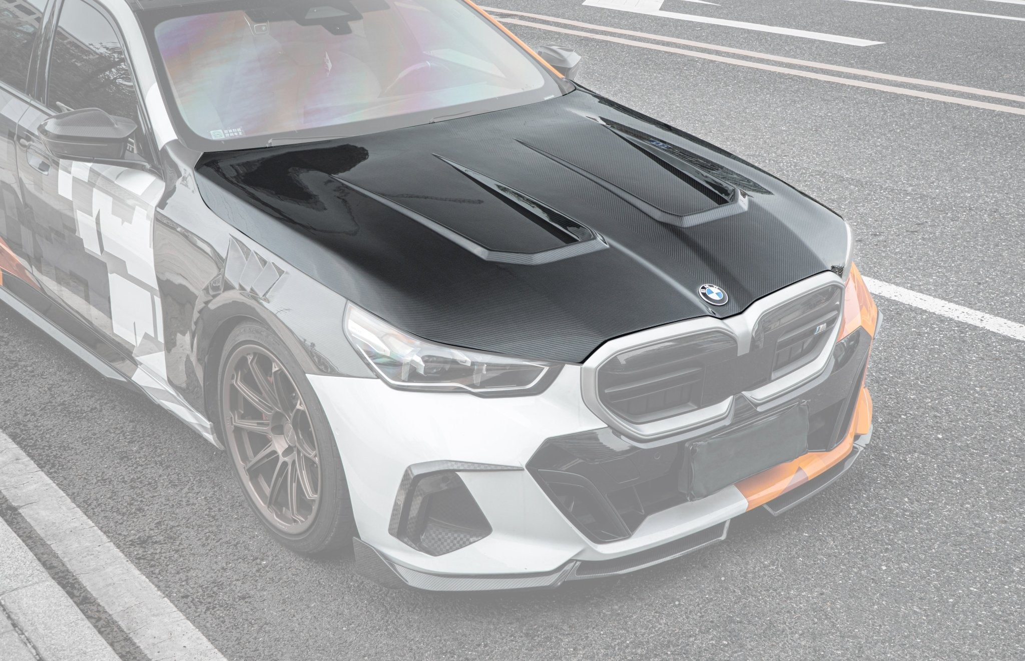 TAKD BMW 5 Series 530 540 & i5 e/x Drive40 M60 G60 G61, G90, G99 Full Dry - Carbon Bonnet (Prepreg) Aftermarket Carbon Fiber Part / Bodykit - Robot Bodykits