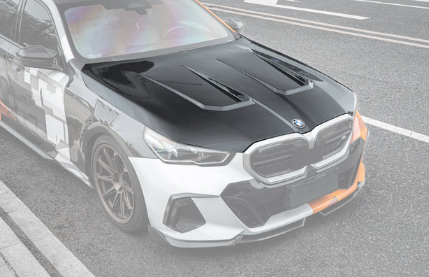 TAKD BMW 5 Series 530 540 & i5 e/x Drive40 M60 G60 G61, G90, G99 Full Dry - Carbon Bonnet (Prepreg) Aftermarket Carbon Fiber Part / Bodykit - Robot Bodykits