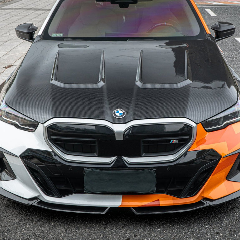 TAKD BMW 5 Series 530 540 & i5 e/x Drive40 M60 G60 G61, G90, G99 Full Dry - Carbon Bonnet (Prepreg) Aftermarket Carbon Fiber Part / Bodykit - Robot Bodykits