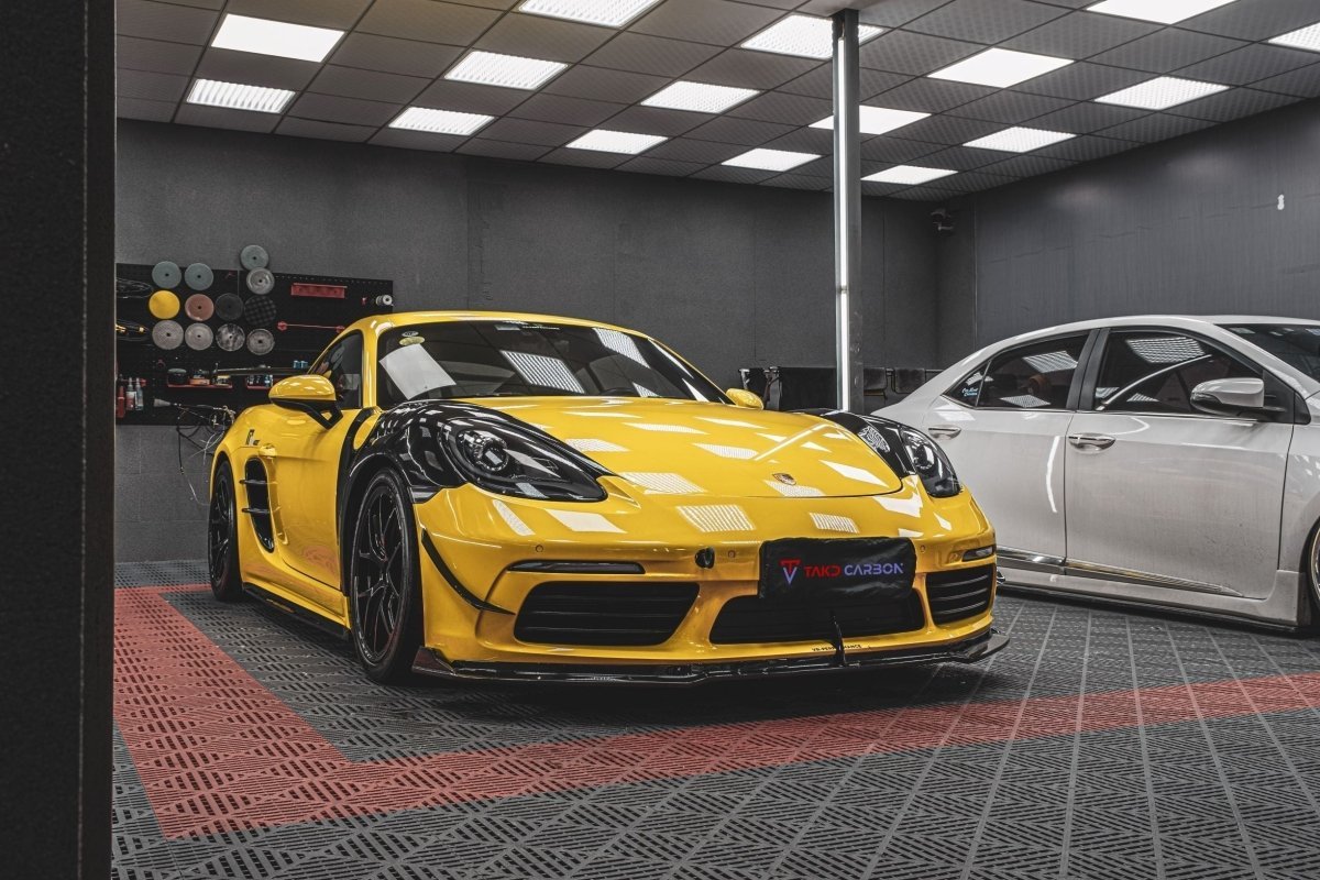 TAKD Carbon Dry Carbon Fiber Front Fenders for Porsche 718 Boxster / Cayman Aftermarket Carbon Fiber Part / Bodykit - Robot Bodykits