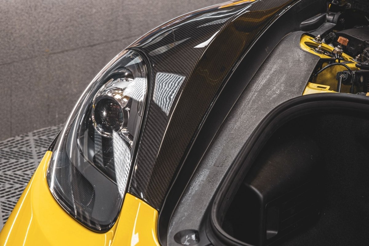 TAKD Carbon Dry Carbon Fiber Front Fenders for Porsche 718 Boxster / Cayman Aftermarket Carbon Fiber Part / Bodykit - Robot Bodykits