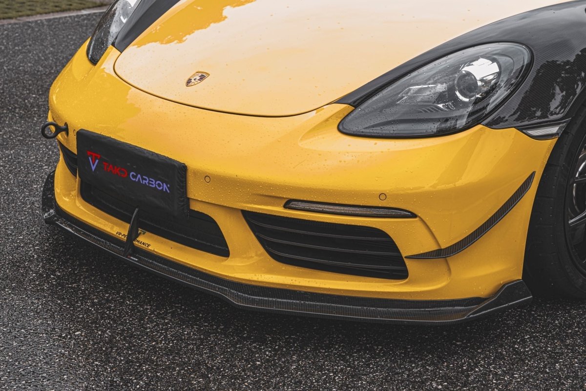 TAKD Carbon Dry Carbon Fiber Front Fenders for Porsche 718 Boxster / Cayman Aftermarket Carbon Fiber Part / Bodykit - Robot Bodykits