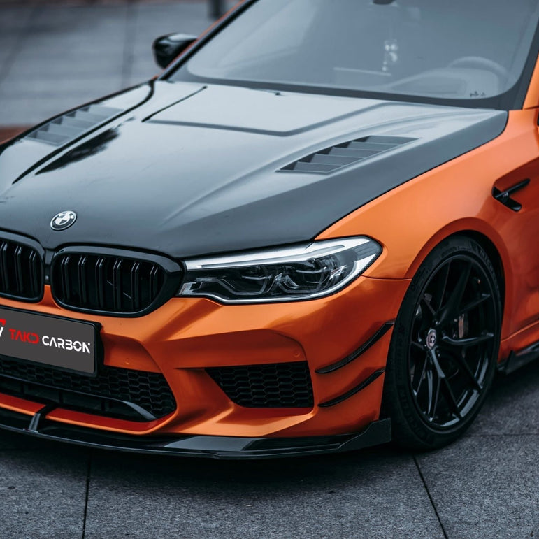 TAKD Carbon Dry Carbon Fiber Hood Bonnet for BMW M5 F90 & 5 Series G30 G31 2017 - ON Aftermarket Carbon Fiber Part / Bodykit - Robot Bodykits