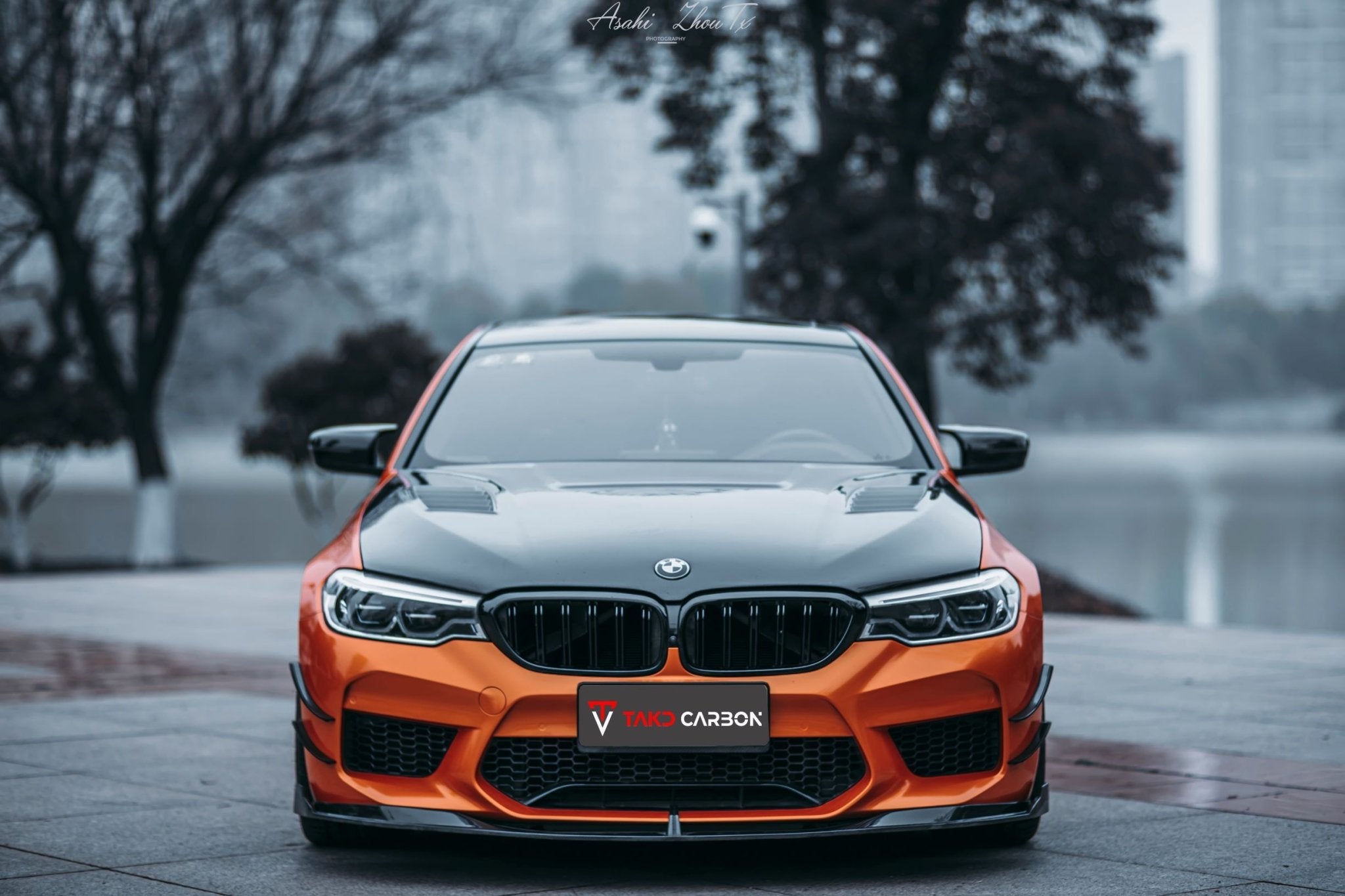 TAKD Carbon Dry Carbon Fiber Hood Bonnet for BMW M5 F90 & 5 Series G30 G31 2017 - ON Aftermarket Carbon Fiber Part / Bodykit - Robot Bodykits