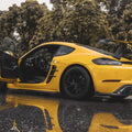 TAKD Carbon Dry Carbon Fiber Rear Diffuser & Canards for Porsche 718 Boxster / Cayman Aftermarket Carbon Fiber Part / Bodykit - Robot Bodykits