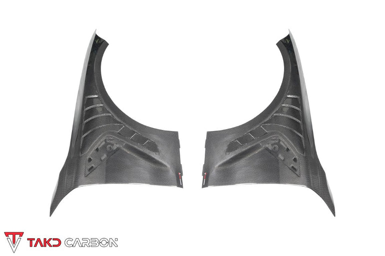 TAKD Carbon Fiber Front Fenders for BMW M4 / M4C G82 / G83 2021 - ON Aftermarket Carbon Fiber Part / Bodykit - Robot Bodykits