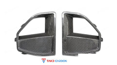 TAKD Carbon Fiber Front Intake Vents Replacement for BMW X5 G05 M50i X/S Drive 40i 2019-2021 Pre-LCI