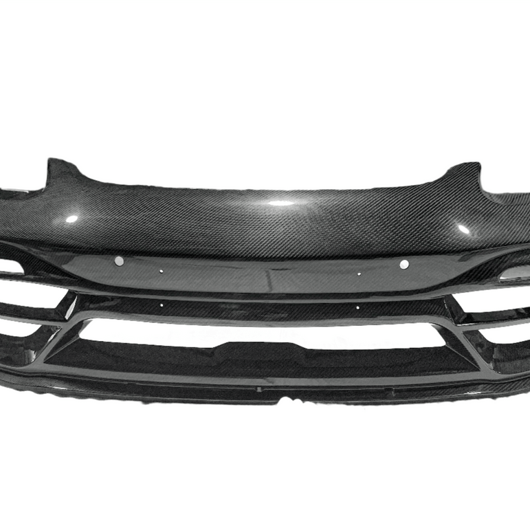 TAKD Carbon Pre - preg Carbon Fiber Front Bumper & Lip for Porsche 718 Boxster / Cayman Aftermarket Carbon Fiber Part / Bodykit - Robot Bodykits