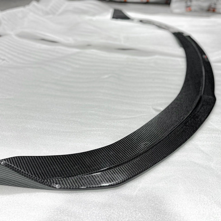 TAKD Carbon Pre - preg Carbon Fiber Front Bumper & Lip for Porsche 718 Boxster / Cayman Aftermarket Carbon Fiber Part / Bodykit - Robot Bodykits