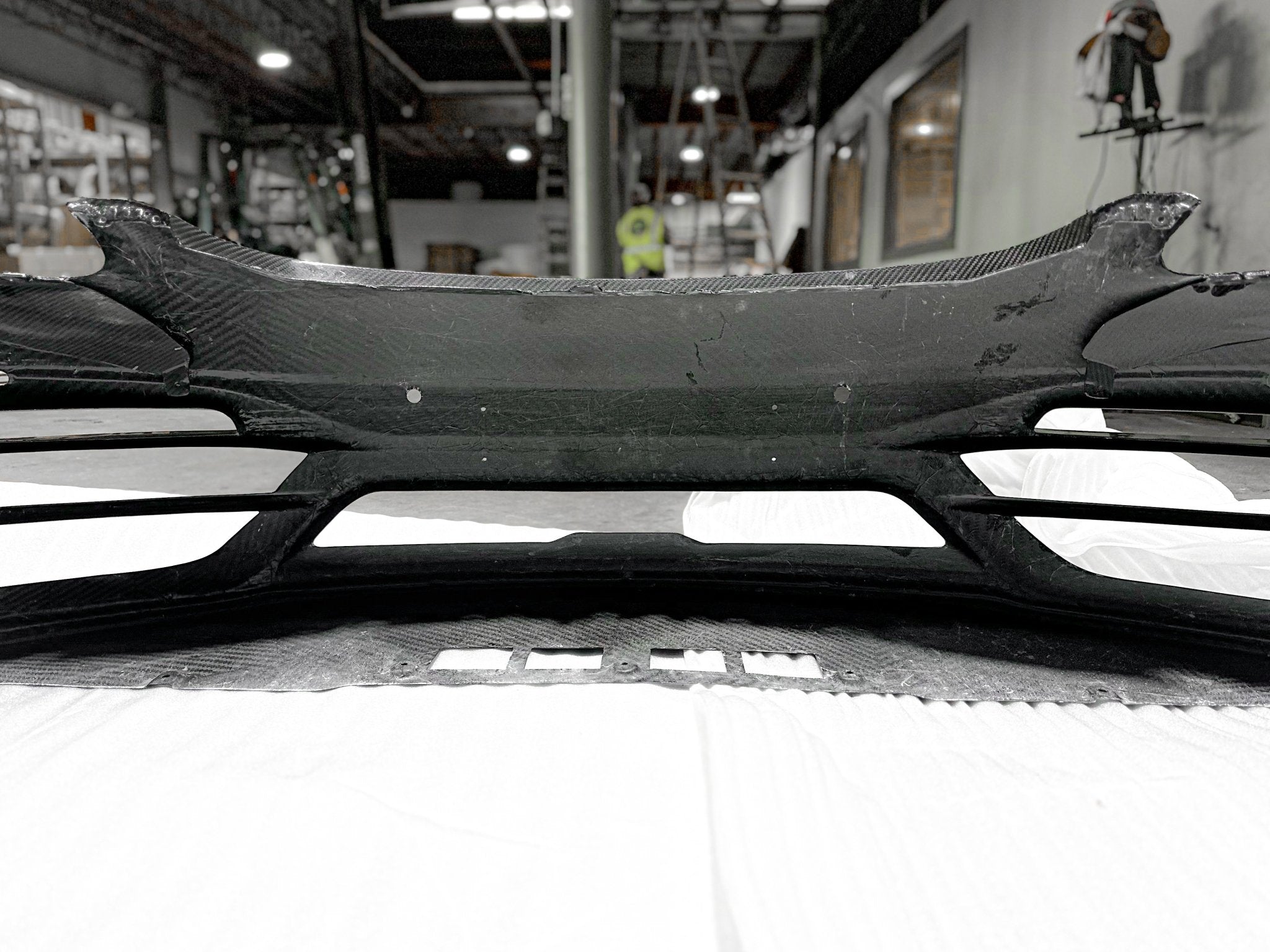 TAKD Carbon Pre - preg Carbon Fiber Front Bumper & Lip for Porsche 718 Boxster / Cayman Aftermarket Carbon Fiber Part / Bodykit - Robot Bodykits