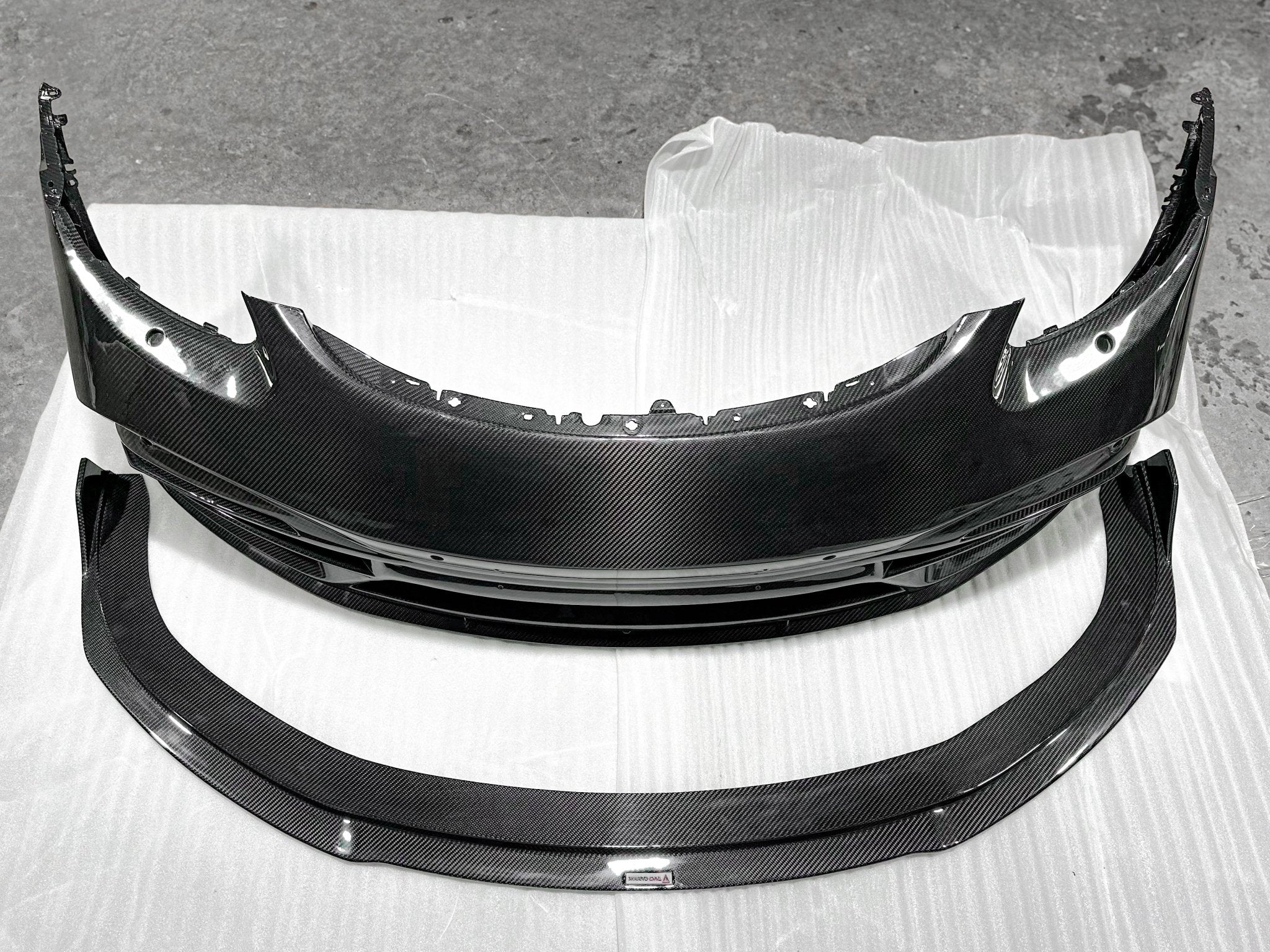 TAKD Carbon Pre - preg Carbon Fiber Front Bumper & Lip for Porsche 718 Boxster / Cayman Aftermarket Carbon Fiber Part / Bodykit - Robot Bodykits