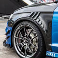 TAKD Carbon Pre - preg Carbon Fiber Front Fenders for Audi RS3 8V 2018 - 2020 Saloon (Sedan) Aftermarket Carbon Fiber Part / Bodykit - Robot Bodykits
