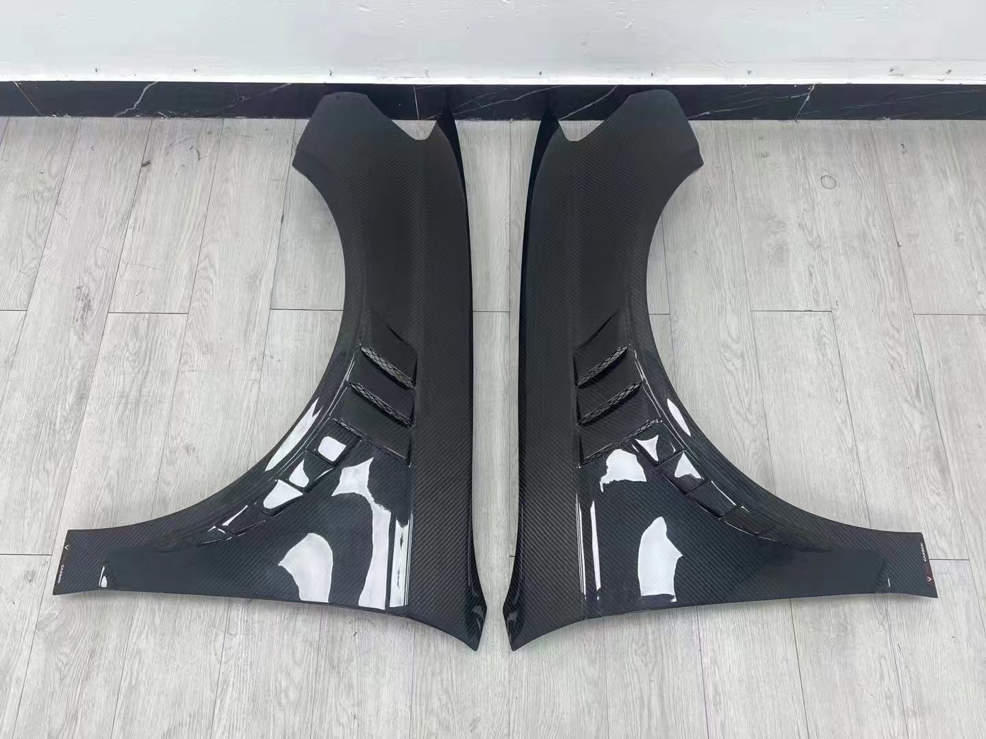 TAKD Carbon Pre - preg Carbon Fiber Front Fenders for Audi RS3 8V 2018 - 2020 Saloon (Sedan) Aftermarket Carbon Fiber Part / Bodykit - Robot Bodykits