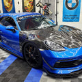 TAKD Carbon Pre - preg Carbon Fiber Hood Bonnet Porsche 718 Boxster / Cayman & 911 991.1 991.2 Aftermarket Carbon Fiber Part / Bodykit - Robot Bodykits