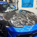 TAKD Carbon Pre - preg Carbon Fiber Hood Bonnet Porsche 718 Boxster / Cayman & 911 991.1 991.2 Aftermarket Carbon Fiber Part / Bodykit - Robot Bodykits