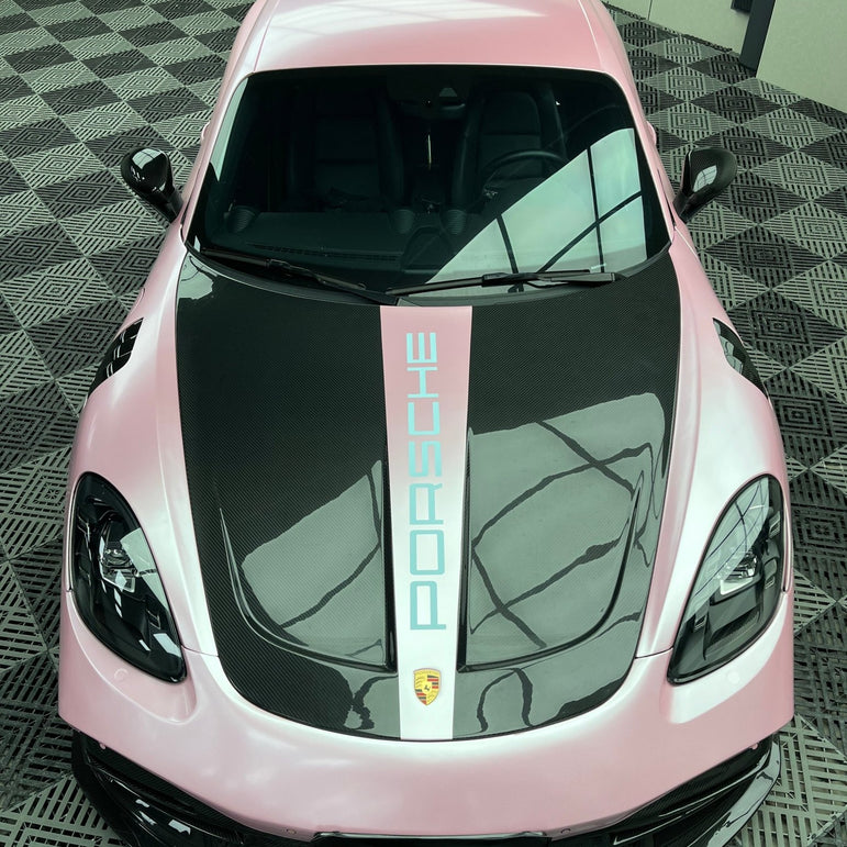 TAKD Carbon Pre - preg Carbon Fiber Hood Bonnet Ver.2 for Porsche 718 Boxster / Cayman & 911 991.1 991.2 Aftermarket Carbon Fiber Part / Bodykit - Robot Bodykits