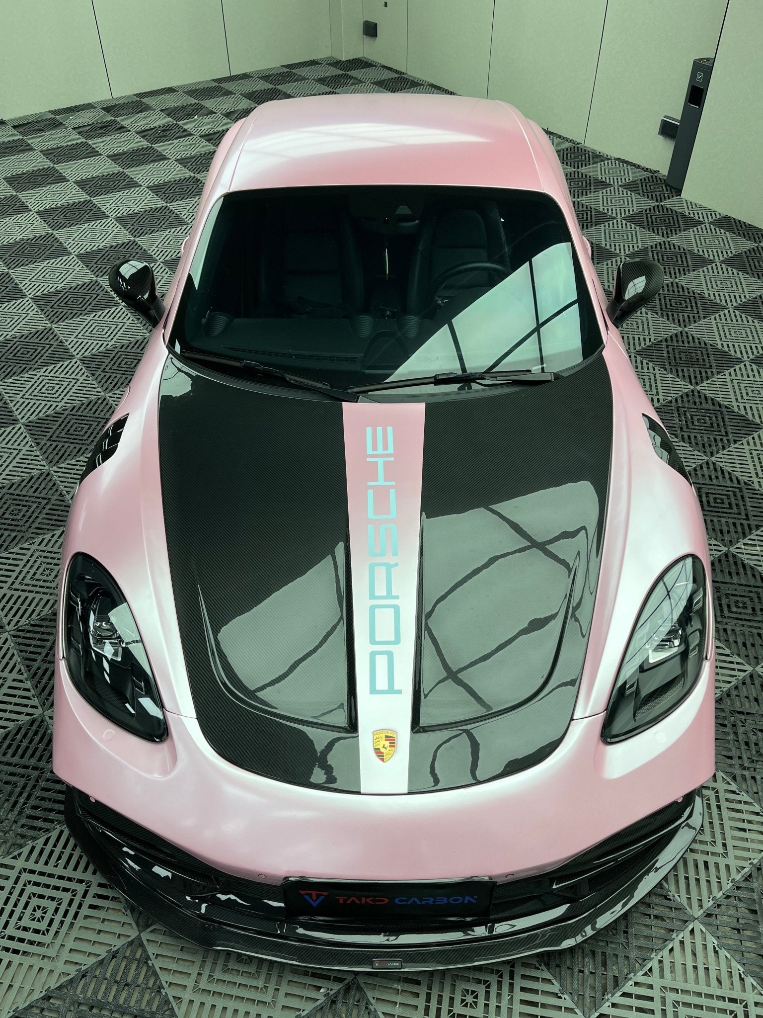 TAKD Carbon Pre - preg Carbon Fiber Hood Bonnet Ver.2 for Porsche 718 Boxster / Cayman & 911 991.1 991.2 Aftermarket Carbon Fiber Part / Bodykit - Robot Bodykits