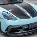 TAKD Carbon Pre - preg Carbon Fiber Hood Bonnet Ver.2 for Porsche 718 Boxster / Cayman & 911 991.1 991.2 Aftermarket Carbon Fiber Part / Bodykit - Robot Bodykits